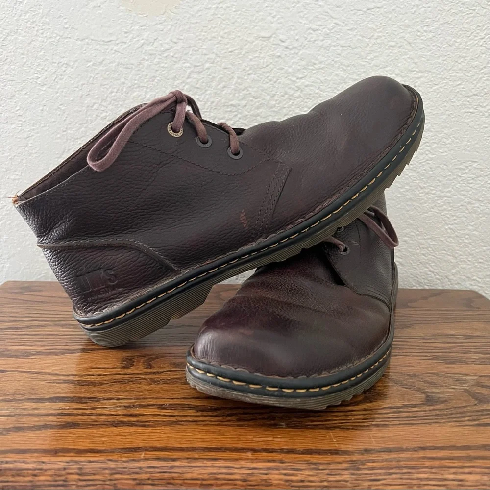 Dr. Martens Sussex Industrial Brown Leather 3 Eye Chukka Boots Men's 13